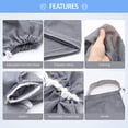 thumbnail image 2 of Zhuge 1 bolsa de baño para gatos, bolsa de malla ajustable para ducha de mascotas, bolsa de baño para gatos, artefacto de baño para gatos, bolsa de baño para cortar uñas, belleza (gris), 2 of 5