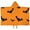 Orange Halloween Bats, variant on Orange Halloween Ghosts Hooded Bath Towel，50"x30" for Ages 3 To 12 Kids, Quick Dry Lightweight Soft Microfiber Hood Beach Towel Cover Up for Kids