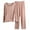 Khaki, variant on Feancey Womens Fleece Pajama Sets Winter,Women's Plush Warm Long Sleeved Pants Two-piece Set Casual Loose Round Neck Pajama Homewear Sets