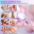 thumbnail image 5 of JKCCZLL Fantexy 3/32" Carbide Nail Drill Bit - Remove Acrylic Hard Gels Quickly and Safely,Professional Cone Tungsten Drill Bits Set Nail File Acrylic for Manicure,Pedicure,Cuticle Cleaner(Fine - F), 5 of 7