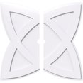 thumbnail image 1 of Ekena Millwork CMP32CM2-02000 32 in. OD x 2 in. ID Square Cosmo Architectural Grade PVC Contemporary Ceiling Medallion - 2 Piece, 1 of 1