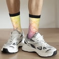 thumbnail image 5 of Goofa Fish Scale Printed Men's Crew Socks, Soft Durable Breathable Moisture-Wicking with Odor Control Cotton socks, 5 of 9