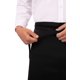 thumbnail image 5 of Delantal Chef Works Unisex Bistro Negro 81x70 cm, 5 of 6