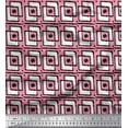 thumbnail image 1 of Soimoi Cotton Voile Fabric Square & Floral Block Fabric Prints by Yard 42 Inch Wide, 1 of 1