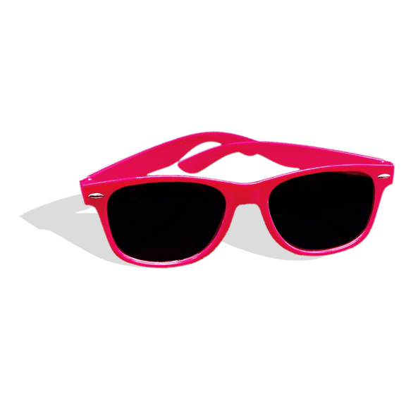 Adult's 80s Pink Sunglasses Costume Accessory