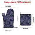 thumbnail image 3 of ZICANCN Oven Mitts and Pot Holders Sets, Kaleidoscope Repeat Baking Sets Kitchen Heat Resistant 4 Pieces, 3 of 8