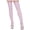 Lavender, variant on Women's PU Leather Thigh Stocking Sexy Shiny Elastic Shaping High Socks Over Knee Thigh Highs Stockings for Daily Wear Black M