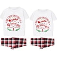 thumbnail image 1 of Pijamas de Navidad a juego para parejas, conjunto de ropa de dormir corta DIY para primera o segunda Navidad, 2023, 1 of 3