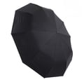 thumbnail image 4 of Automatic Umbrella Windproof Comfortable Grip Portable Folding Umbrella for Rain and Sun Black, 4 of 10