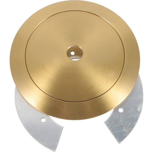 BESTOYARD Lamp Hardware Parts Light Socket Retainer Ring Golden for Glass Lampshade 1 Set