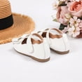 thumbnail image 7 of newwalpole Girls Dress Shoes Toddler Mary Jane Shoes Flats with Bow for Toddler/Little/Big Kids White for Size 11, 7 of 7