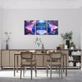 thumbnail image 2 of Gaming Wall Art for Living Room Neon Honeycomb Gamer Poster Prints Video Game Consoles Red Hexagon Lights 3 Picture Sets Wall Decor,Kids Bedroom Decor, 2 of 6