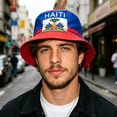 thumbnail image 4 of 2026 New National Flag Bucket Hat, Unisex Breathable Sun Protection Hat, Packable Wide Brim Fisherman Cap for Soccer Fans Outdoor Hiking Travel, 4 of 6