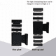 thumbnail image 1 of Lámpara de pared para exteriores, lámpara de pared exterior inteligente de inducción, doble cabezal, luz hacia arriba y hacia abajo, lámpara colgante de pared para jardín, impermeable, 1 of 2