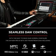 M-Audio Oxygen Pro 61 Key USB MIDI Keyboard Controller with Beat Pads, Assignable knobs, Buttons & faders and Software suite included