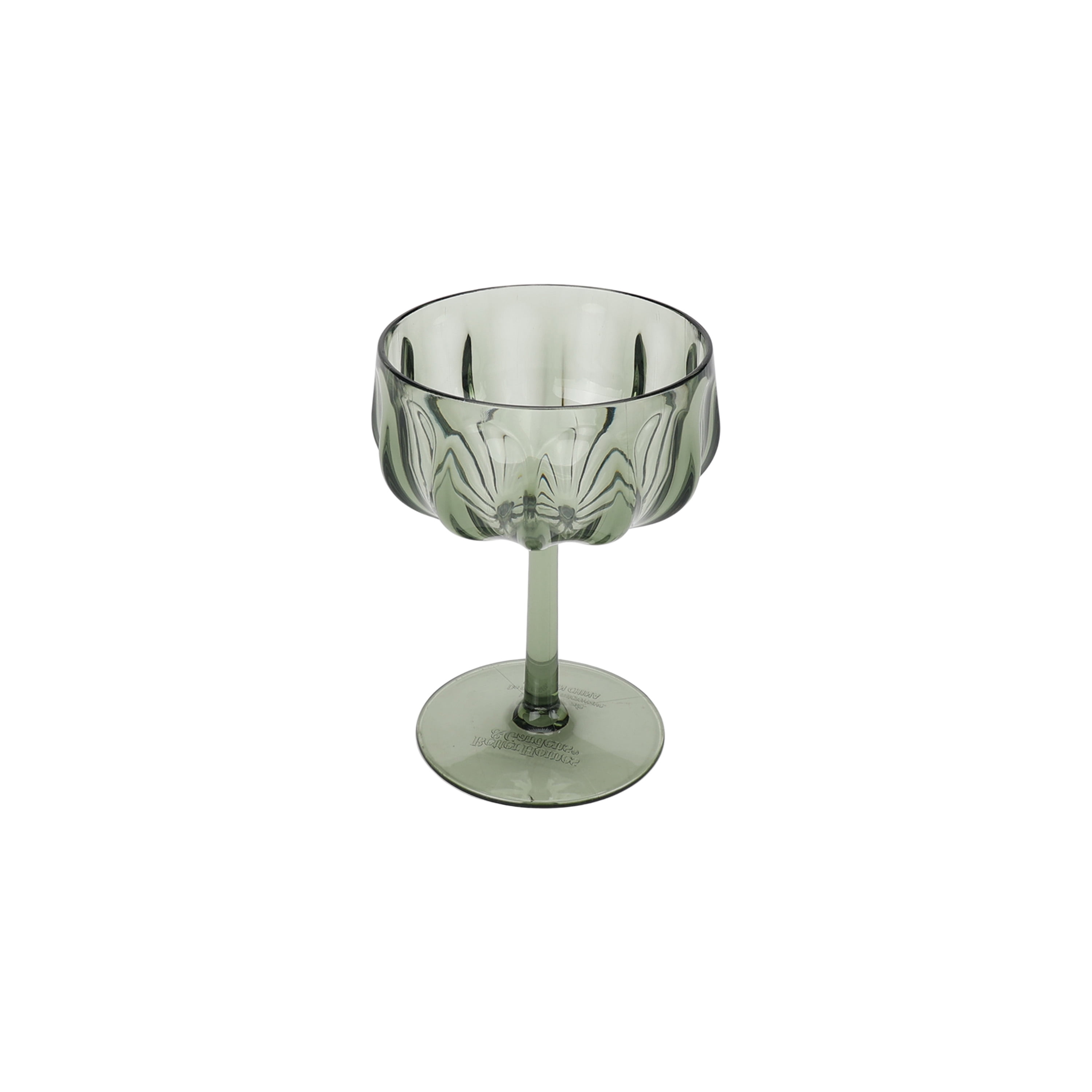 Better Homes & Gardens 13-Ounce Tritan Plastic Coupe Glass, Green