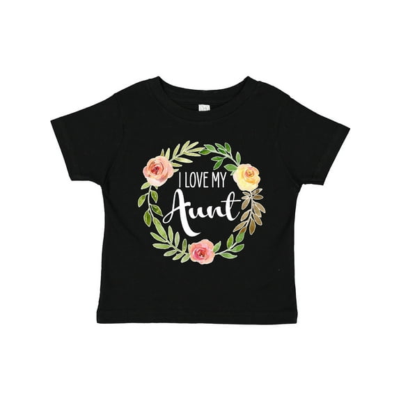 Inktastic I Love My Aunt- Flower Circle Boys or Girls Toddler T-Shirt