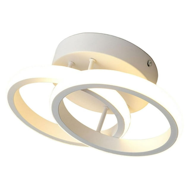 Lámpara De Techo LED Nórdica 18W, 110V Aluminio Para Baño Dormitorio Hotel Una Luz Cálida Sunnimix Lámpara de techo