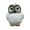 White, variant on Owl Garden Decor Solar Light - Waterproof Resin Owl Statue with Warm LED Lighting for Outdoor/Indoor Use - for Lawn, Patio, Halloween & Home Decor