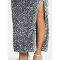 thumbnail image 4 of Madden NYC Women's Sequin Velour Maxi Skirt, Sizes XXS-XXL, 4 of 5