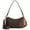 Dark Brown, variant on S-ZONE Leather Shoulder Bag for Women Small Crossbody Bags Hobo Purses with 2 Straps