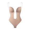 thumbnail image 6 of MISS MOLY Women's Backless Bodysuits U Plunge Seamless Thong Body Shaper, 6 of 6