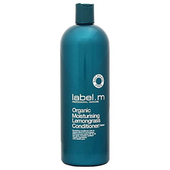 Label.M Organic Moisturising Lemongrass Conditioner (Nourishing Conditioner For All Hair Types) 1000ml/33.8oz