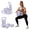 Purple, variant on AbahubFit Adjustable Dumbbells Set for Women, Click-Lock Design with 12 Weight Plates, 4-in-1 Multiple Weight Options, Compact Home Gym Equipment