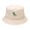 Beige, variant on Quiet Utility Coastal Style Bucket Hat Wide Brim Breathable Sun Fisherman Cap Packable for Men Women Summer Travel