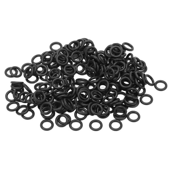 O Ring Kits,200Pcs Black Rubber O Rubber O Ring Universal O Ring Exceptional Reliability