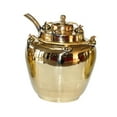 thumbnail image 2 of Calentador de vino, hervidor de agua, utensilios de cocina, cafetera portátil ligera de latón para hogar, cocina, camping, picnic, leche 500 ml, 2 of 8