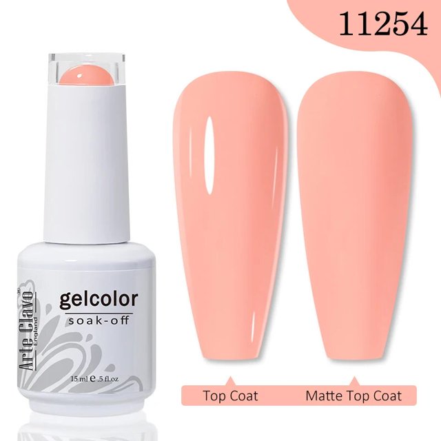 Arte Clavo 15ml esmaltes de uñas de Gel Rosa desnudo híbrido Gel de uñas Lak manicura esmaltes semipermanentes barniz para suministros de uñas LED UV
