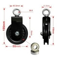 thumbnail image 4 of Nylon Bearing Pulley Wheel Replace For Gym Equipment Part Cable Merchine Wheel, 4 of 10