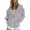 Light Gray, variant on UJNDER Women's Casual Zip Up Hoodies for Women Long Sleeve Pocket Drawstring for Winter Layering Purple XL