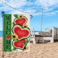 thumbnail image 5 of TUITOONM Summer Series Garden Flag 12x18in Double-Sided Linen Cool Beach Prints, Fade & Weather Resistant, Fits Yard Stakes, Easy Install 1.18 in Pole Pocket, Washable Patio Décor Banner, 5 of 8