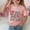 Pink, variant on Girls Casual Short Sleeve Letter Print T-Shirt Comfortable Round Neck Tee for Everyday Wear Short Sleeve Shirt for Girls Tees Kids Tshirts Clothes Summer Tops T-Shirt