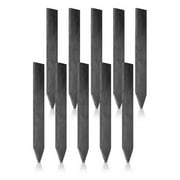 ZPAQI 10 Pcs Natural Slate Labels Plant Signs Reusable Garden Markers Plant Stake