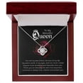 thumbnail image 4 of To My Beautiful Queen You Are My Best Friend Infinity Knot Necklace Message Card, 4 of 7