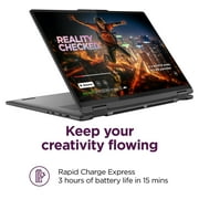 Lenovo Yoga 7i 2-in-1 Business Laptop (16 FHD+ Touchscreen, Intel Ultra 7 155U (Beat i7-1355U), 16GB DDR5 RAM, 1TB SSD) Backlit, Fingerprint, FHD IR Webcam, Thunderbolt 4, Win 11 Home, 2025 AI PC