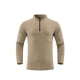 thumbnail image 1 of Blusa y camisa de manga larga con cuello alto para hombre, informal, de color liso, de poliéster., 1 of 8
