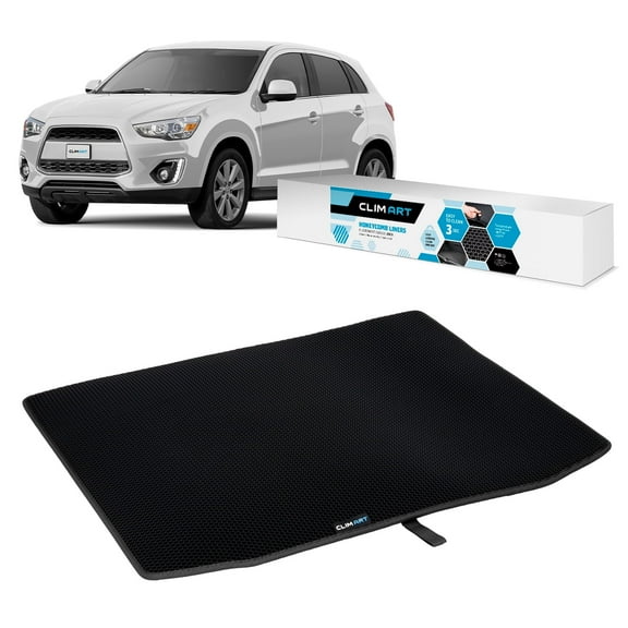 CLIM ART Cargo Liner for Mitsubishi Outlander Sport 2011-2026 Custom Fit Trunk Mat, Honeycomb Dirtproof & Waterproof Technology - All-Climate, Heavy Duty, Anti-Slip Cargo Liner, Luggage - FL01111046
