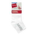thumbnail image 3 of Hanes Women's Originals Supersoft Mid Crew Flat Knit Socks 6-Pack, 3 of 9