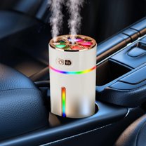 Humidifiers for Bedroom,Portable Dual-Spray Humidifier, USB Car Aromatherapy Machine,Quiet Cool Mist Air Humidifier for Home Baby Nursery & Plants