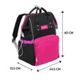 thumbnail image 4 of BackPack McCarthy Negro/Fucsia, 4 of 4