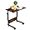 60cm, variant on HEYWU Solid Structure Height Adjustable Chipboard Steel End Table, Retro