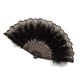 thumbnail image 1 of Accesorios para abanicos de plumas, abanicos de mano estilo flapper para fiestas de té, bailes de graduación, bodas y novias. Negro, 1 of 9