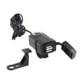 thumbnail image 2 of Cargador de teléfono para motocicleta, resistente al agua, resistente, fácil instalación, adaptador USB, rápido 12V 85V, 2 of 9