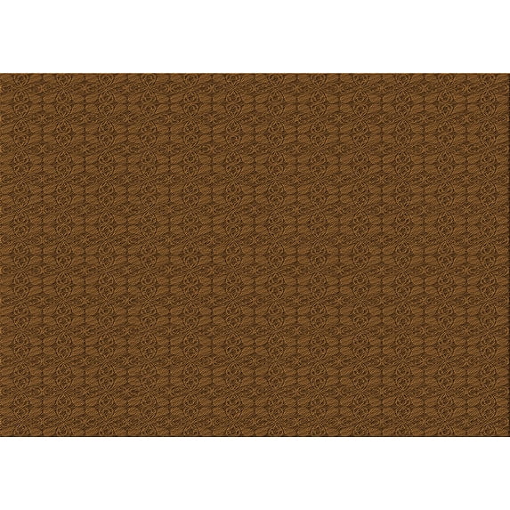 Ahgly Company Indoor Rectangle Patterned Mahogany Brown Area Rugs, 5' x 8'