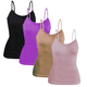 thumbnail image 1 of SET DE 4 BLUSAS DE MUJER DE USO INTERIOR O EXTERIOR SURTIDO EN COLOR CON TIRANTES UNITALLA, 1 of 5