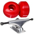 thumbnail image 4 of Cal 7 Skateboard Combo, 5" Silver Trucks, 52mm 99A Wheels, Bearings/Hardware Set (Red Wheels), 4 of 4